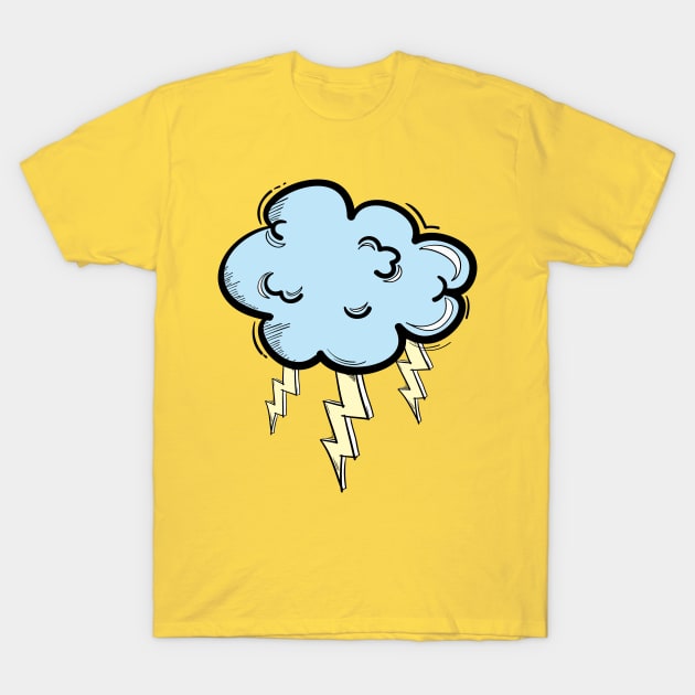 Cloud Thunder T-Shirt by Weldi - 33 Studio Design